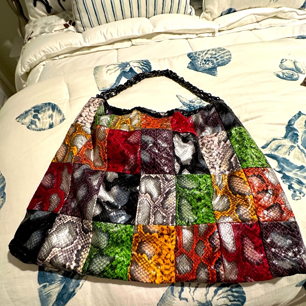 Colorful artwork purse